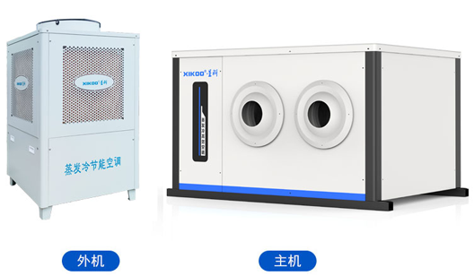 蒸發冷省電空調- 臥式射流機組