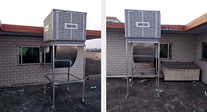 海聯不銹鋼公司生產拋光車間安裝星科環?？照{