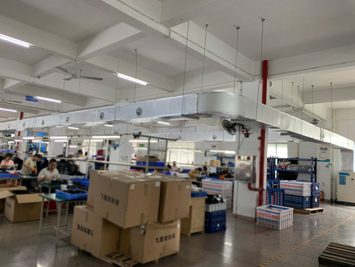 注塑廠車間局部降溫 蒸發(fā)冷省電空調-立式管道機