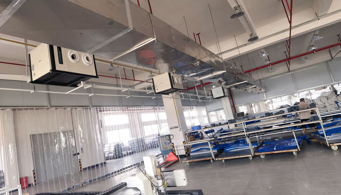 車間空調東莞企業新選擇，蒸發冷省電空調-臥式射流空調